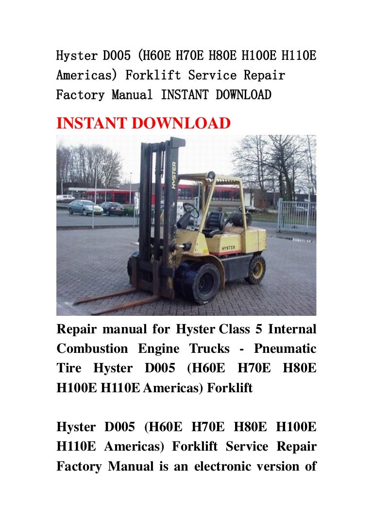 [EBOOK-1635] Hyster S25 S40xms D010 Parts Manual | 2019 Ebook Library