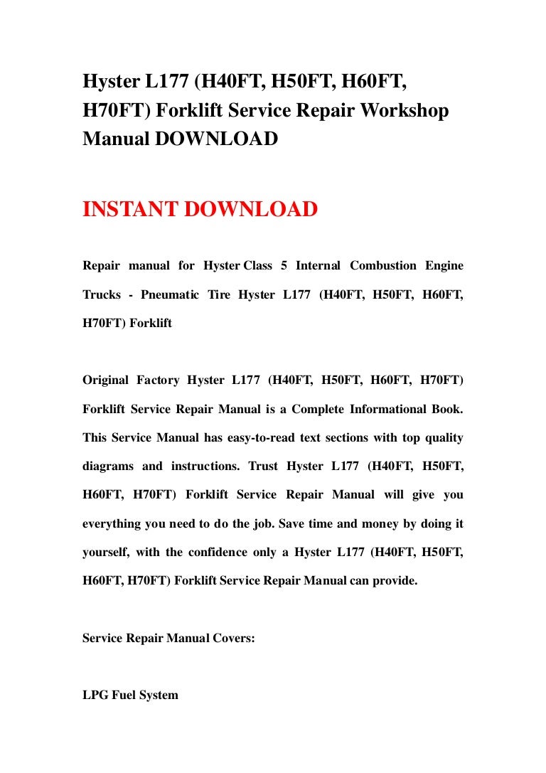 ... manual ebook tiptop solutions Array - cdn slidesharecdn com ss  thumbnails hysterl177h40f rh 50 pdf sfeervolwonenbreda ...