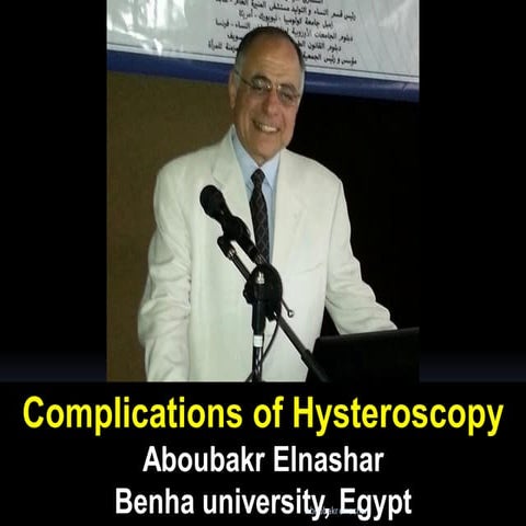 Complications of hysteroscopy