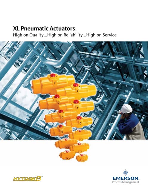Hytork Pneumatic Actuators for Industrial Process Control