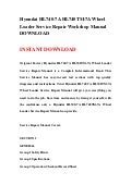 Hyundai hl760 7 a wheel loader service repair workshop manual download