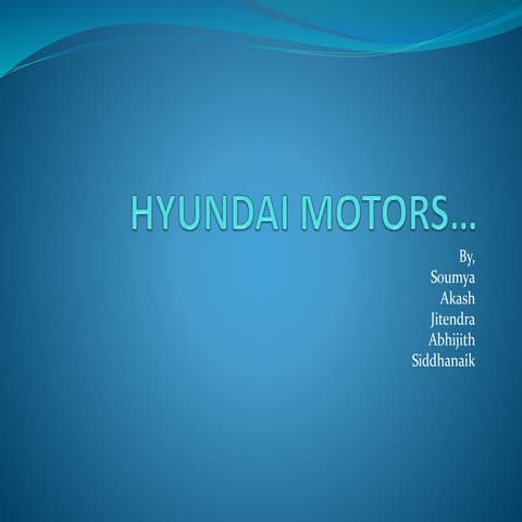 Hyundai motors