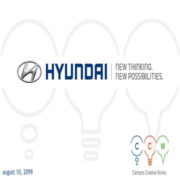 Hyundai Car Show Reveal RFP for Campos Creative Works -- PPT