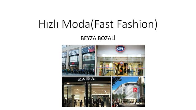 Hızlı moda(fast fashion)
