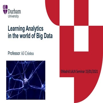 2021_01_15 «Learning Analytics for Large Scale Data».