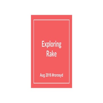 Introduction to RDoc | PDF