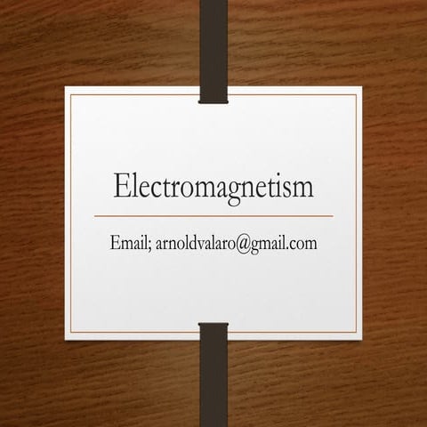 FORM 3 TOPIC OF ELECTROMAGNETISM BASED ON MALAWI SECONDARY SCHOOL SYLLABUS..pptx