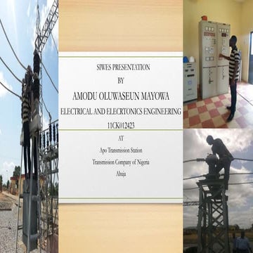 Internship Report at a 132/33 KV transmission station
