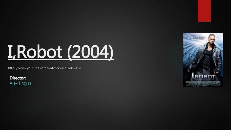 i robot alex proyas