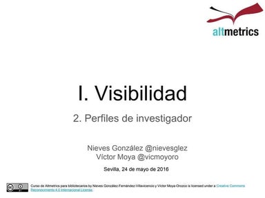 I. Visibilidad (parte 2)