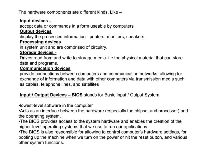 Computer Hardware