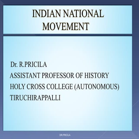 INDIAN NATIONAL MOVEMENT
