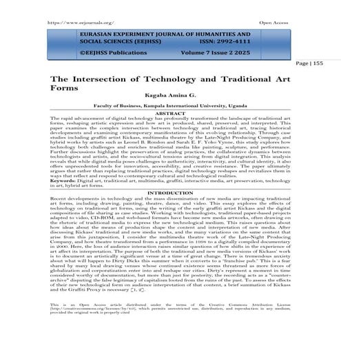 The Intersection of Technology and Traditional Art Forms (www.kiu.ac.ug ...