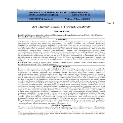 Art Therapy: Healing Through Creativity (www.kiu.ac.ug)