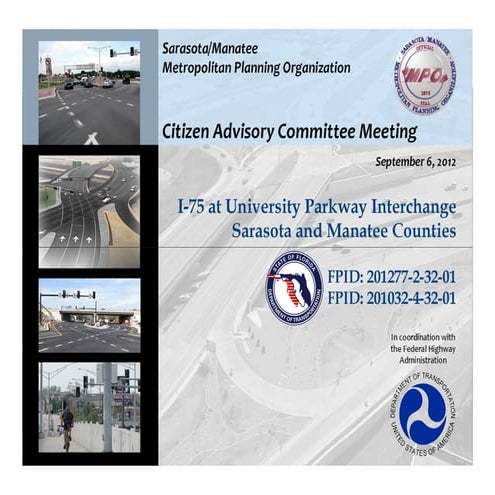 I 75 University Pkwy Interchange FDOT plan | PDF