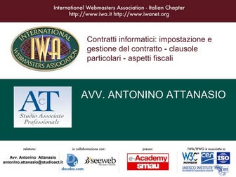 I Contratti Dell\ Informatica Smau 2008