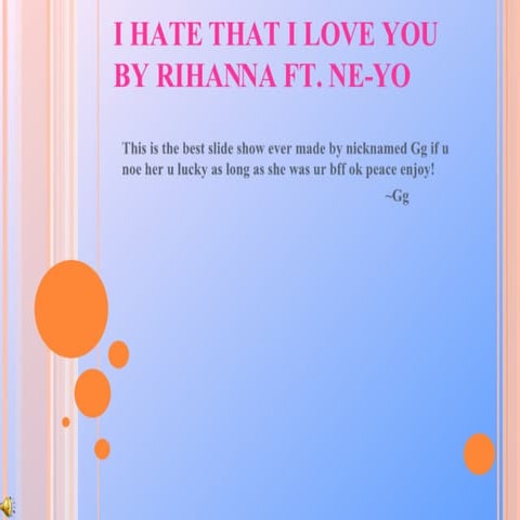 i hate that i love you again