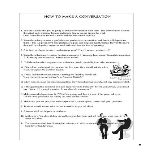 HOW TO MAKE A CONVERSATION | PDF