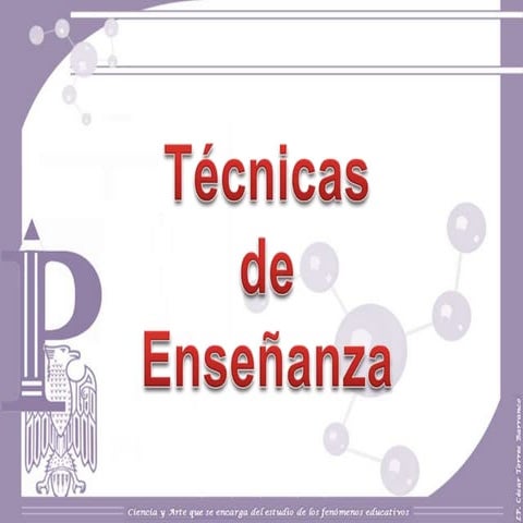 Técnicas de enseñanza