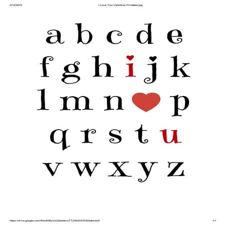 I love-you-valentine-printable | PDF