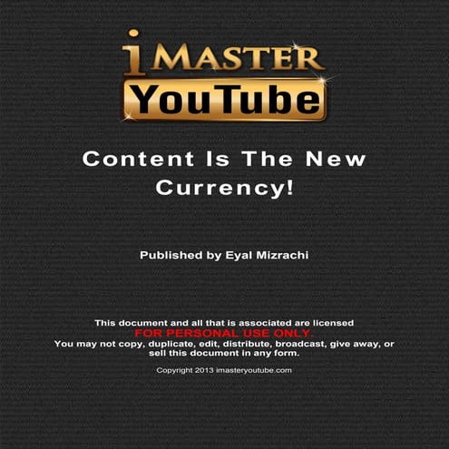 I master-you tube