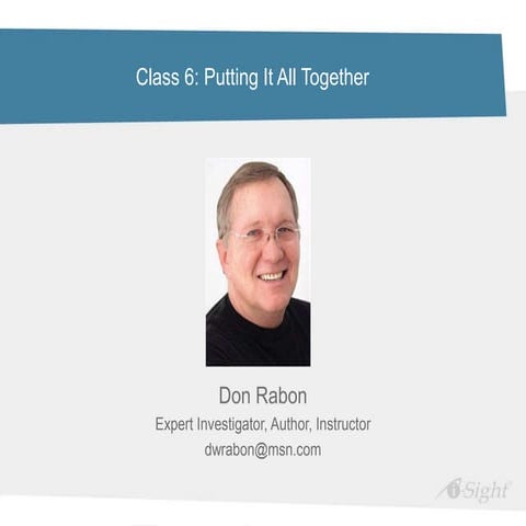 Class 6 Putting It All Together