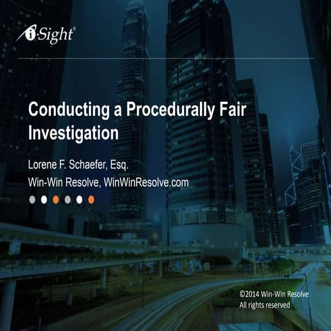 Conducting Effective Workplace Investigations | PPTX