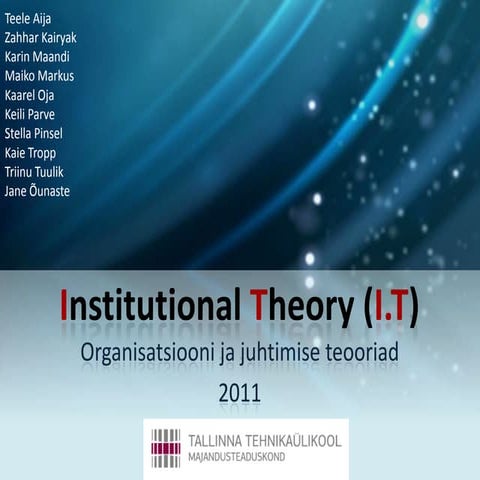 I.t 2011 | PPT