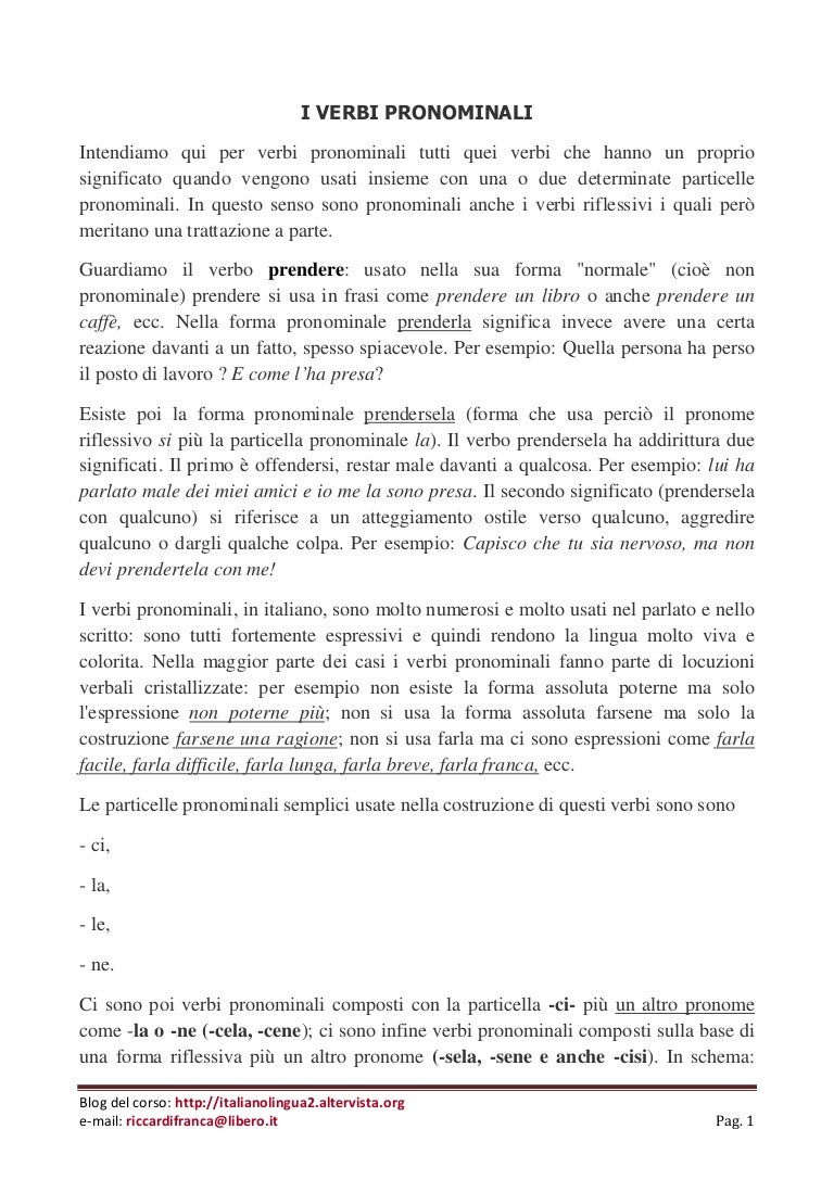 Differenza Tra Modi Finiti E Indefiniti