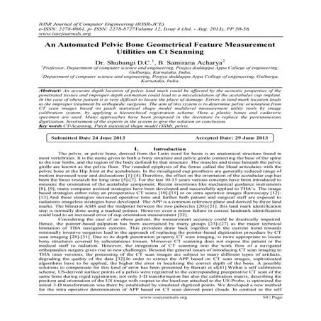 An Automated Pelvic Bone Geometrical Feature Measurement Utilities on Ct Scan...
