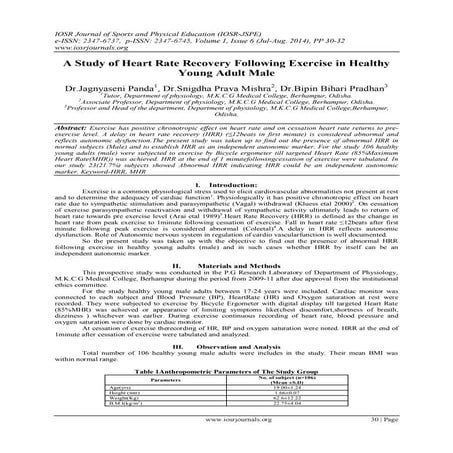 Heart rate response during exercise and heart rate monitors | PPTX