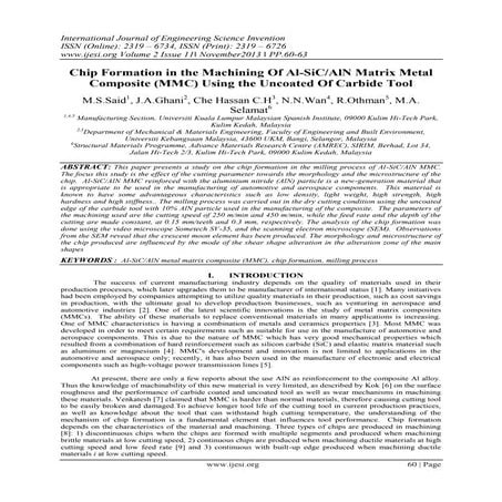 International Journal of Engineering and Science Invention (IJESI)