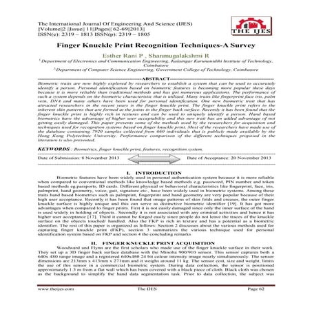 The International Journal of Engineering and Science (The IJES)