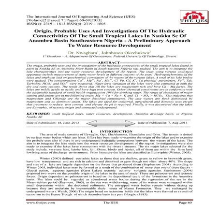 The International Journal of Engineering and Science (The IJES) | PDF