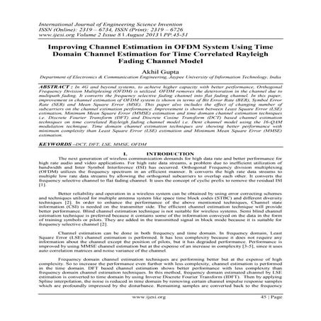 International Journal of Engineering and Science Invention (IJESI)