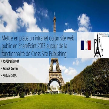 Mettre en place un intranet ou un site web public en SharePoint 2013 autour d...