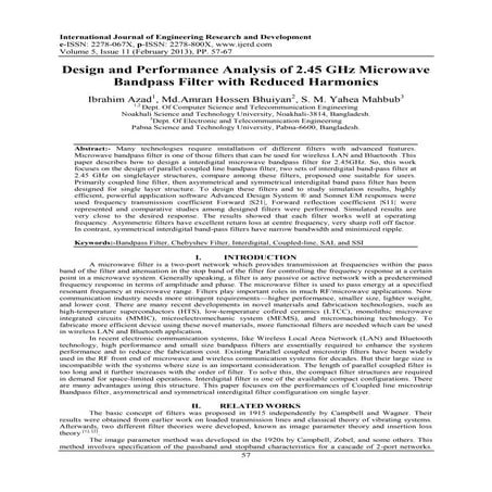 Welcome to International Journal of Engineering Research and Development (IJERD)