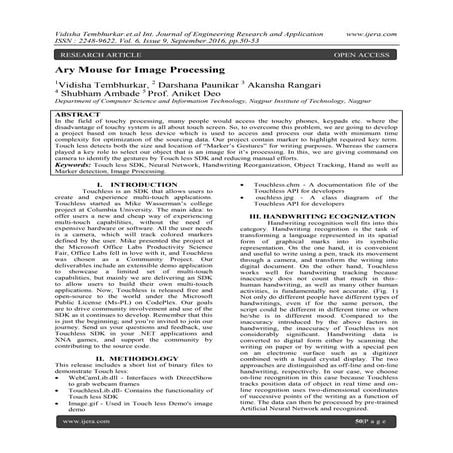 Ary Mouse for Image Processing