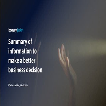 How can you make a better business decision during COVID-19 outbreak?