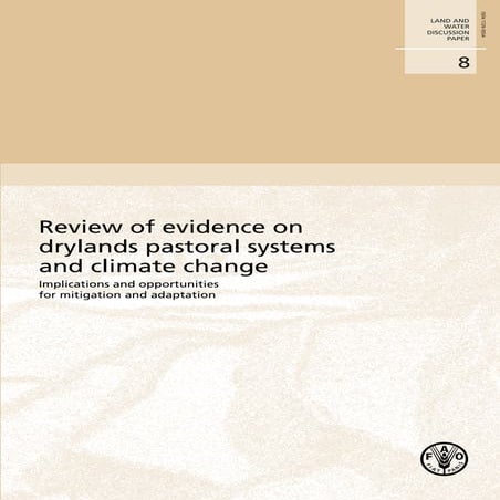 Review of Evidence on Drylands Pastoral Systems and Climate Change
