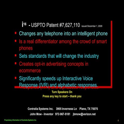 I16 Intelligent Keypad 