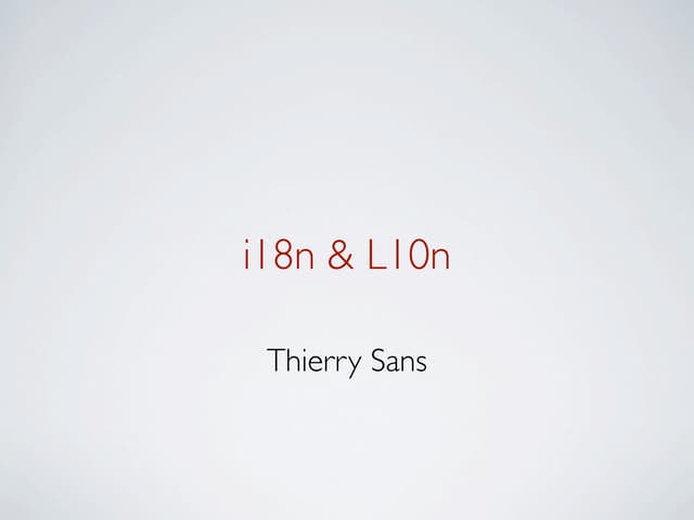 I18n