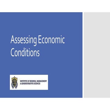 I2B Chapter Six - Assessing Economic Conditions.pptx