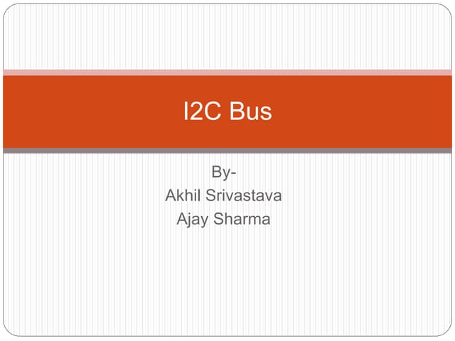I2 c bus