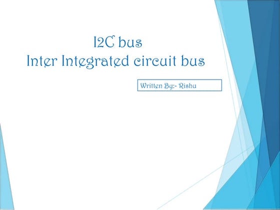 I2C Protocol | PPT