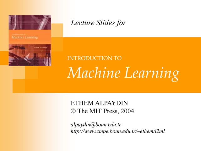 machine learning presentation classes000 | PPT