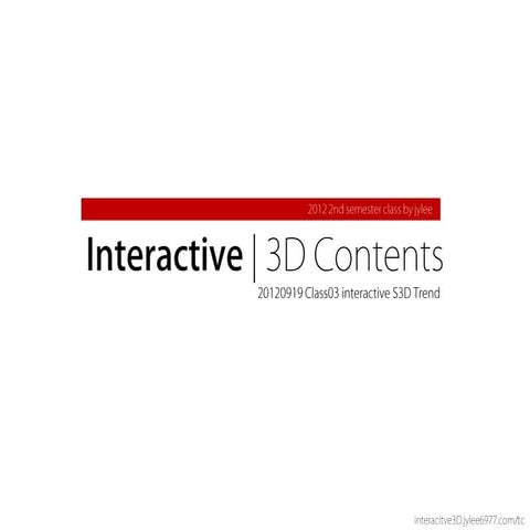 [I3 d]04 interactivity