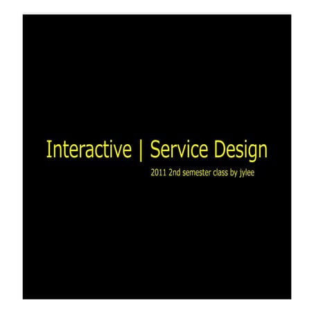 [ISD]09 service_design_idea