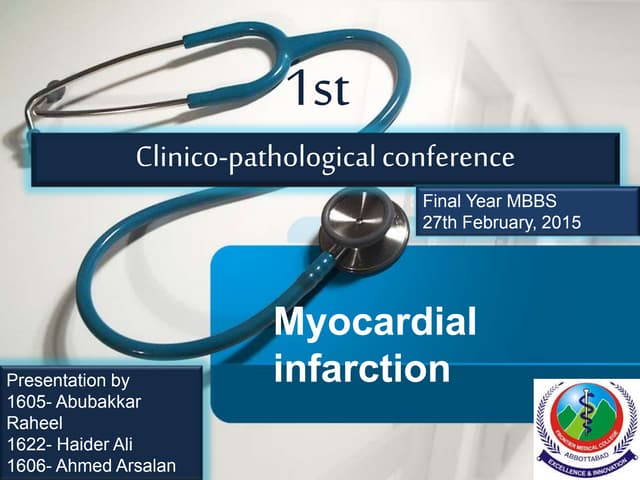Case presentation on MYOCARDIAL INFARCTION | PPTX