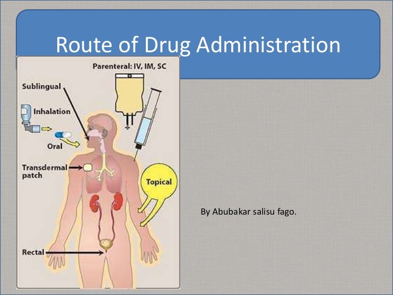 Route of Drug Administration